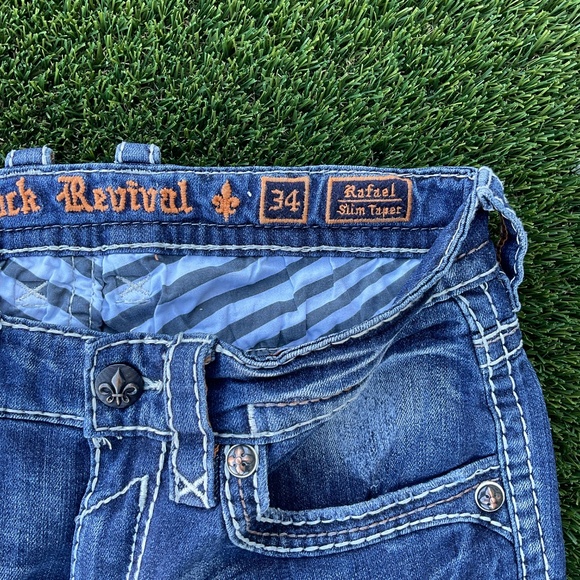 Rock Revival Men Jeans USED - Picture 8 of 9